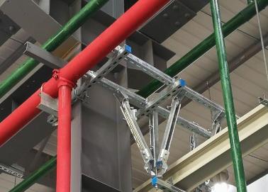 省直辖该抗震支架的整体式支吊架结构协调性好